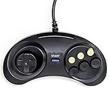 Controlador Clássico Sega Genesis Old Skool - Bloco De Jogos Com 6 Botões