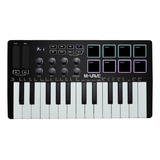 Controlador De Teclado Midi Portátil M vave Smk 25 Cor Preto