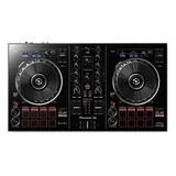 Controlador Dj Pioneer Ddj rb Preto Da 2 Canais Sem Caixa