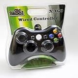 Controlador Usb Com Fio Old Skool Para Pc E Xbox 360 - Preto