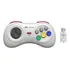 Controle 8bitdo M30 2.4ghz + Receptor Pc Notebook Mega Mini Cor Branco