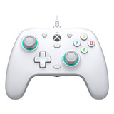 Controle Com Fio Gamesir G7 Se Com Hall Effect Para Xbox One X S Pc   Cor Branco  Sticks Anti drift  2 Botões Adicionais Customizáveis  Software Gamesir Nexus  Saída De Som Jack 3 5mm Com Botão Mute
