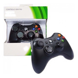 Controle Com Fio Usb Para Pc Xbox 360 Cor Preto