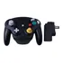 Controle Compatível Com Gamecube Wii Sem Fio Preto Joystick