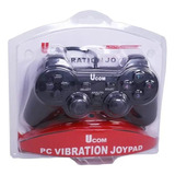 Controle Joystic Usb Ucom Dual Shock Analogico Pc Ps2 Game