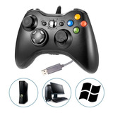 Controle Joystick Com Fio Para Xbox 360 E Pc Original