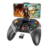 Controle Joystick Pg 9218 Ipega Bluetooth 5 0 Modo Turbo 4 Botões Com Luz Led Cor Preto