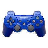 Controle Joystick Sem Fio Sony Playstation Dualshock 3 Metallic Blue