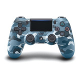Controle Joystick Sem Fio Sony Playstation Dualshock 4 Ps4 Blue Camo