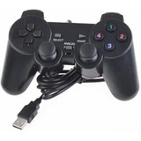 Controle Manete Joystic Usb Dual Shock Analogico Pc Ps2 Game