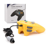 Controle Marca Next a Amarelo Compatível Nintendo 64 C107am