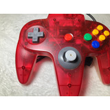 Controle Original Nintendo 64 N64 Melancia Red Analogico 100