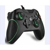 Controle P Xbox One Com Fio Joystick Video Game Pc Gamer Cor Preto