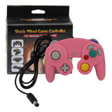 Controle Para Game Cube Nintendo Wii - Wii U Switch Pc Rosa