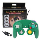 Controle Para Game Cube Nintendo Wii   Wii U Switch Pc Verde