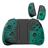 Controle Para Nintendo Switch Joy con Gamepad rgb Ajustável Cor Versão De Ondas