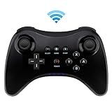 Controle Para Wii U, Bigaint Wireless Pro Controle Bluetooth Gamepad Conectado Ao Console Wii U, Joystick Analógico Duplo - Preto