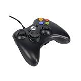 Controle Para Xbox 360 E Pc Com Fio Usb Modelo X360 – Vinik, Preto