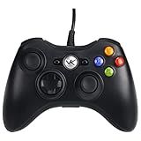 Controle Para Xbox 360 E Pc Com Fio Usb Modelo X360 – Vinik, Preto