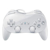 Controle Pro Clássico Para Wii Com Fio Branco
