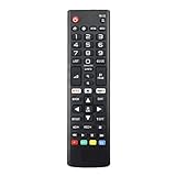 Controle Remoto Compatível Com Lg Smart Tv Todos Os Modelos Lcd, Led, Plasma Com Teclas Netflix, Prime - Asabra