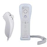 Controle Remoto Wii Com Wii Motion Plus Interno   Controle Shock Wii Nunchuk   Compatível Com Nintendo Wii  Wii U