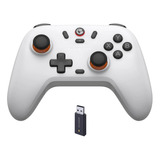 Controle S  Fio Gamesir T4 Nova Lite Analógicos Hall Effect Cor Branco