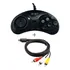 Controle Sega Mega Drive / 6 Botões Turbo + Cabo Av 9 Pinos
