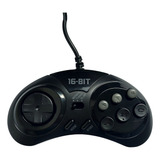 Controle Sega Mega Drive   Master System   6 Botões Turbo