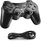 Controle Sem Fio PS3 Compatível Com Playstation 3  Joystick Bluetooth Sem Fio Com Cabo Carregador