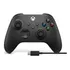Controle Sem Fio Xbox One E Cabo Usb Preto