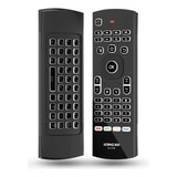 Controle Universal Com Mouse Teclado Bluetooth Para Pc E Tv
