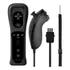 Controle Wii Remote Plus Nunchuk Compatível Nintendo Wii Cor Preto