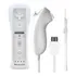 Controle Wii Remote Plus + Nunchuk Compatível Nintendo Wii/u Cor Branco