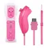 Controle Wiiremote Plus   Nunchuk Para Nintendo Wii u Rosa