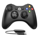 Controle X 360 Pc Sem Fio Compatível C Cloud Game A055s Cor Preto