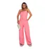 Conujunto Elegante Feminino Calça Pantalona Top Alfaiataria