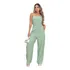 Conujunto Elegante Feminino Calça Pantalona Top Alfaiataria