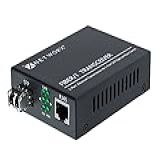 Conversor De Mídia De Fibra Gigabit Ethernet Networx   UTP Para 1000Base LX   LC Sing   
