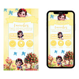 Convite Digital Branca De Neve   Sugestões De Presentes
