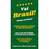 Convite Jogo Selecao Brasileira