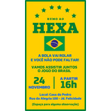 Convite Jogo Selecao Brasileira