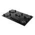 Cooktop 5 Bocas Atlas Agile Up Preto Com Mesa De Vidro E Mega Chama Bivolt