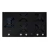 Cooktop 5 Bocas Fischer Tripla Chama Infinity Mesa Vidro Cor Preto Bivolt