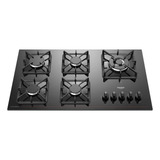 Cooktop 5 Queimadores Dako Diplomata Com Mesa De Vidro Tripla Chama E Superautomático A Gás Bivolt