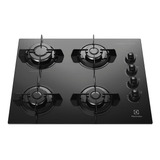 Cooktop A Gás 4 Bocas Electrolux ke4gp Cor Preto 127v 220v