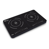 Cooktop Indução Philco Pct20p Portátil 2 Bocas 8 Potencias Cor Preto 220v