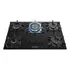Cooktop Mueller Anafe 5 Bocas Preto Com Queimador Tripla Chama Bivolt 127/220v