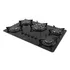 Cooktop Tripla Chama 5 Bocas Fogatti Mesa Em Vidro Esmaltado