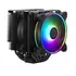 Cooler Cpu Cooler Master Hyper 622 Halo Black Led Argb 2x120mm Preto P/ Processador Intel Lga 1700 1200 1150 1151 1155 1156 E Amd Ryzen Am5 Am4